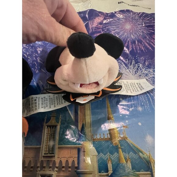 2025 Disney Parks Create Your Own Headband Halloween MICKEY & MINNIE Plush New - Picture 5 of 6